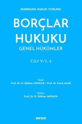 Borçlar Hukuku Genel Hükümler - 1