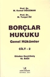 Borçlar Hukuku Genel Hükümler Cilt - 2 - Vedat Kitapçılık
