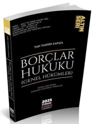 Borçlar Hukuku Genel Hükümler Konu Anlatımı Altın Seri - Savaş Yayınevi