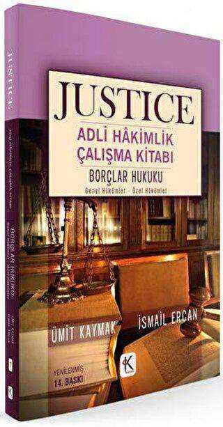 Borçlar Hukuku Genel Hükümler Özel Hükümler - Justice Adli Hakimlik Çalışma Kitabı