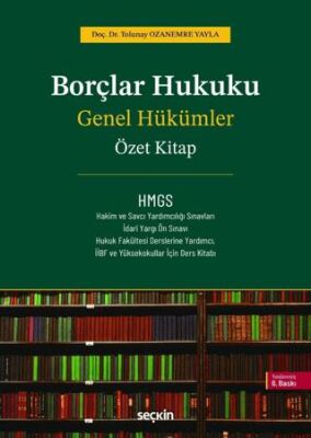 Borçlar Hukuku Genel Hükümler Özet Kitap - 1