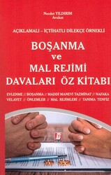 Boşanma ve Mal Rejimi Davaları - Bilge Yayınevi