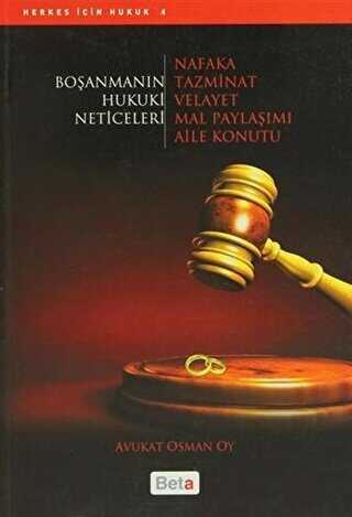 Boşanmanın Hukiki Neticeleri - Beta Yayınevi