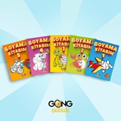Boyama Kitabım 5`li Set - Gong Çocuk