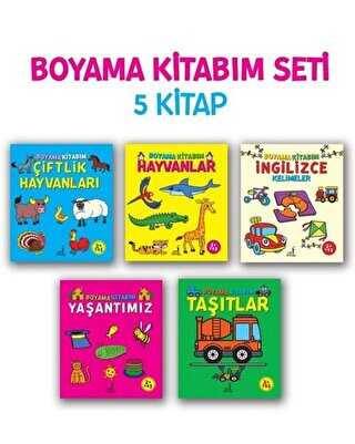 Boyama Kitabım Seti - 5 Kitap - Pal Sokağı Yayınları
