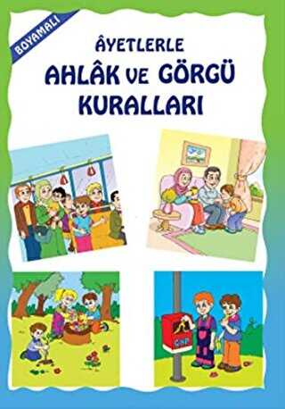 Boyamalı Ayetlerle Ahlak ve Görgü Kuralları kapağı