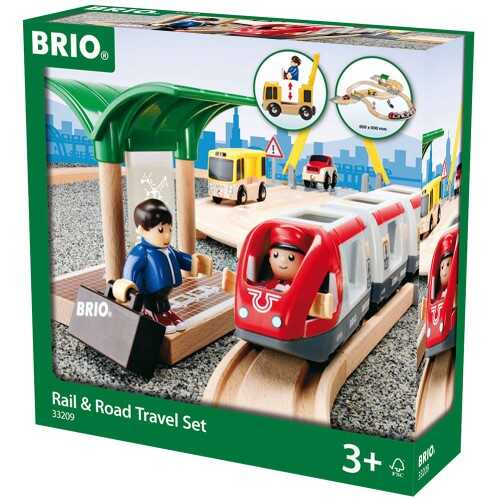 BRIO Tren ve Kara Yolu Seyahat Seti 33209