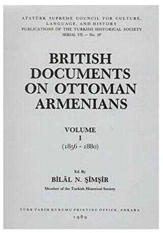 British Documents On Ottoman Armenians Volume 1