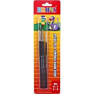 Brons 145 Serisi Sulu Fırça Set 4Lu 0-1-3-5 - 1