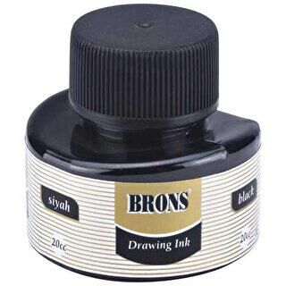 Brons Çini Mürekkebi Siyah 20Cc - 1