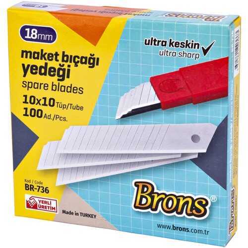 Brons Maket Bıçağı Yedek Geniş