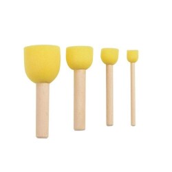 Brons Süngerli Tampon 4`lü Renkli - Brons