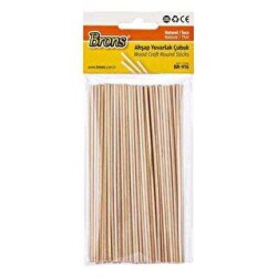 Brons Yuvarlak Çubuk Naturel İnce - Brons