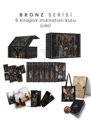 Bronz Serisi 6 Kitaplık Mıknatıslı Kutu - 1