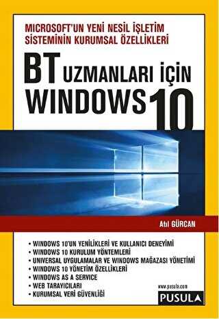 Bt Uzmanları İçin Windows 10 - Pusula Yayıncılık