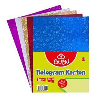 Bu-Bu Hologram Karton 10 Lu 20X30cm - 1