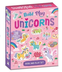 Build and Play - Unicorns Book and Play Set - IMAGINE THAT