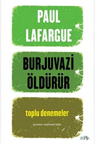 Burjuvazi Öldürür - Zeplin Kitap