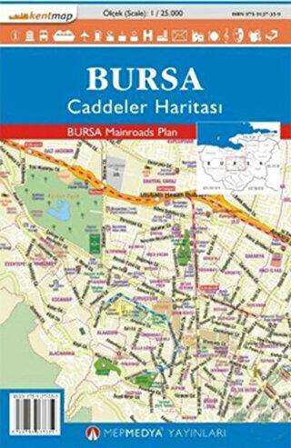 Bursa Caddeler Haritası - MepMedya Yayınları