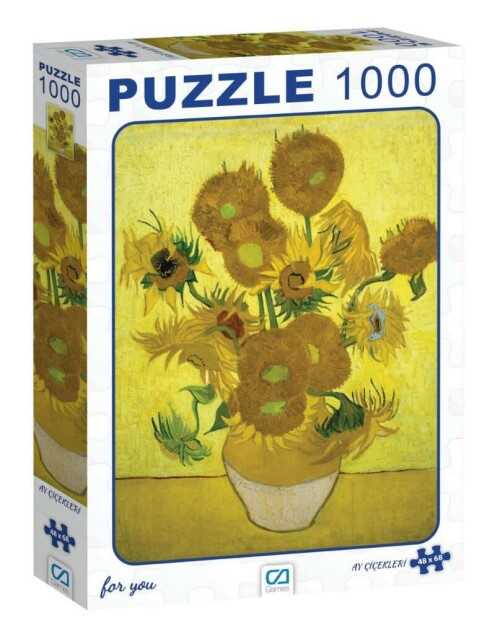 Ca Games 7023 Ayçiçekleri 1000 Parça Puzzle