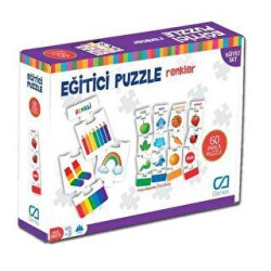 Ca Games Eğitici Puzzle - Renkler 60 Parça - CA Games