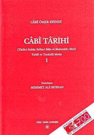 Cabi Tarihi 1 - Türk Tarih Kurumu Yayınları