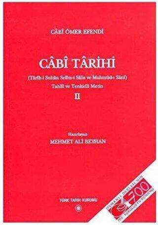 Cabi Tarihi 2 - Türk Tarih Kurumu Yayınları
