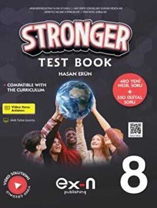 Çalışkan Yayınları Çalışkan 8. Sınıf Stronger With Engish Test Book