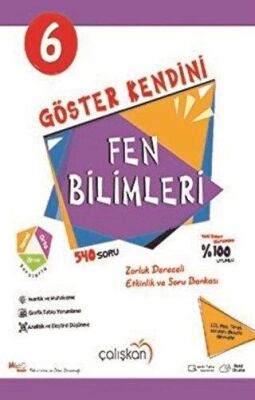 Çalışkan Yayınları 6. Sınıf Göster Kendini Fen Bilimleri Soru Bankası - 1
