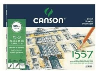 Canson 1557 Çizim Ve Resim Blok 25X35 180Gr 15Yp 180152535 - 1