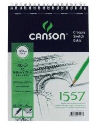 Canson 1557 Resim Ve Çizim Blok 120Gr A5 40Yp 512040A5Us - Canson