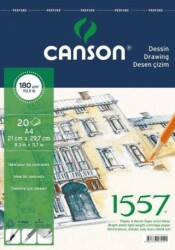 Canson 1557 Resim ve Çizim Defteri 180 Gr A4 20 Sayfa Üstten Spiralli - Canson