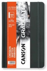 Canson BK Cangrabk Sert Kapaklı Çizim Defteri 120Gr 14X21,6 60 Sayfa - Canson