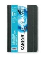 Canson CAN Graduate Suluboya Sert Kapak Defter Dikey 250Gr 14x21,6 56 Sayfa - Canson