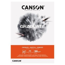 Canson PAD Cangrad Sketch 40 Sayfa A5 96Gr Eskiz Bloğu - Canson