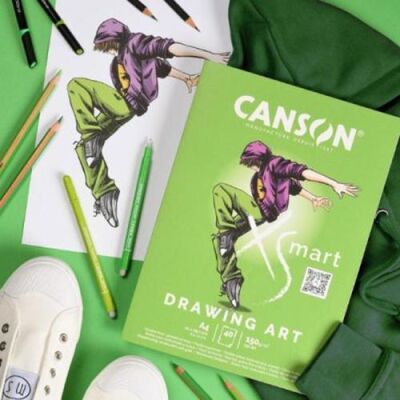 Canson PAD Xsmart Drawing Art Çizim Bloğu A4 150Gr 40 Sayfa - 1