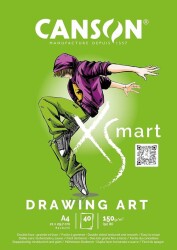 Canson PAD Xsmart Drawing Art Çizim Bloğu A4 150Gr 40 Sayfa - 2