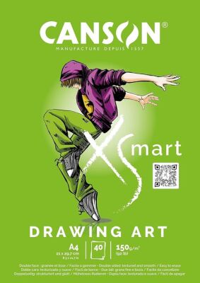 Canson PAD Xsmart Drawing Art Çizim Bloğu A4 150Gr 40 Sayfa - 2