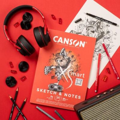 Canson PAD Xsmart Sketch & Notes Çizim Bloğu A4 90Gr 50 Sayfa - 1