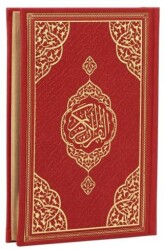 Çanta Boy Medine Hatlı Arapça Kenar Yaldızlı Termo Deri Kuran-ı Kerim - Bordo - Furkan Neşriyat