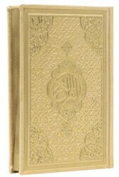 Çanta Boy Medine Hatlı Arapça Kenar Yaldızlı Termo Deri Kuran-ı Kerim - Gold - Furkan Neşriyat