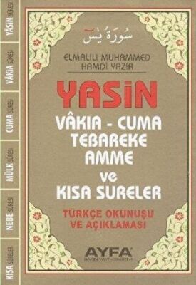 Çanta Boy Türkçeli Üçlü Yasin - Fihristli Ayfa043F kapağı