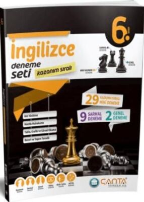 Çanta Yayınları 6. Sınıf İngilizce Kazanım Sıralı Deneme Seti - 1