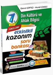 Çanta Yayınları 7. Sınıf Din Kültürü ve Ahlak Bilgisi Etkinlikli Kazanım Soru Bankası - Çanta Yayınları