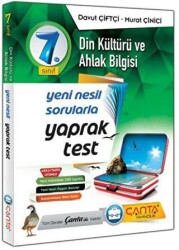 Çanta Yayınları 7. Sınıf Din Kültürü ve Ahlak Bilgisi Yaprak Test - Çanta Yayınları