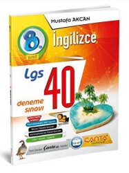 Çanta Yayınları 8. Sınıf LGS İngilizce 40 Deneme - Çanta Yayınları