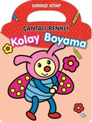 Çantalı Renkli Kolay Boyama- Kırmızı Kitap - 0-6 Yaş Yayınları