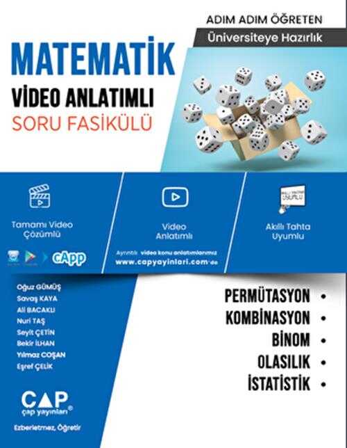 Üniversiteye Hazırlık Matematik Permütasyon, Kombinasyon, Binom, Olasılık ve İstatistik Video Anlatı