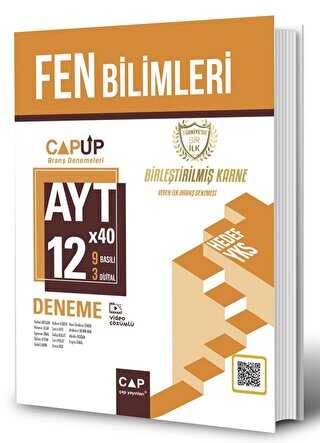 Çap Yayınları AYT Fen Bilimleri 12 X 40 Up Deneme