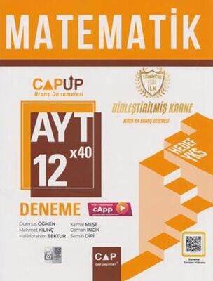 Çap Yayınları AYT Matematik 12 x 40 Up Deneme - 1